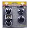 Brinks Commercial Brinks Commercial Matte Black Knob and Deadbolt Set 2 in. BC40106 - alternate 1